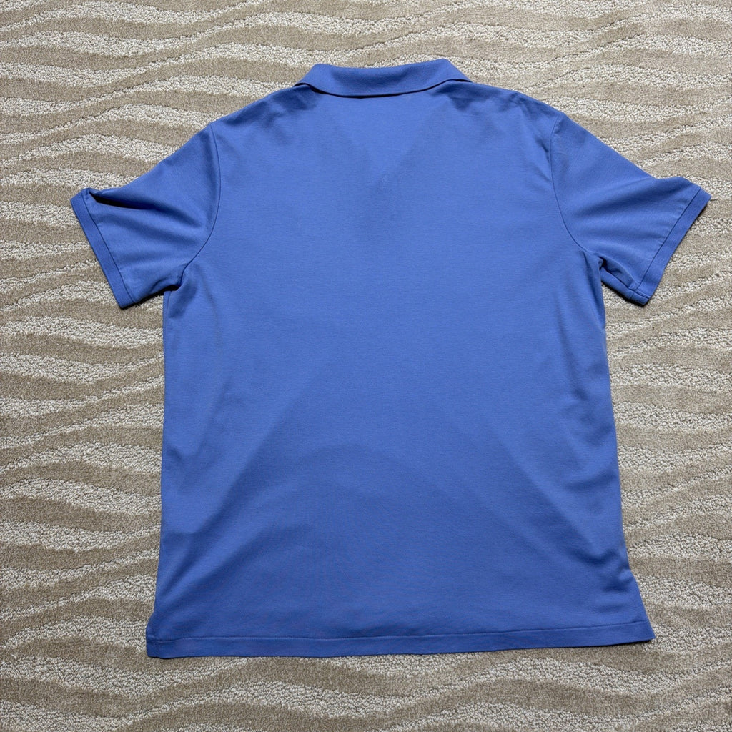Polo Ralph Lauren Men's Blue Classic-Fit Short Sleeve Pony Logo Shirt Size M