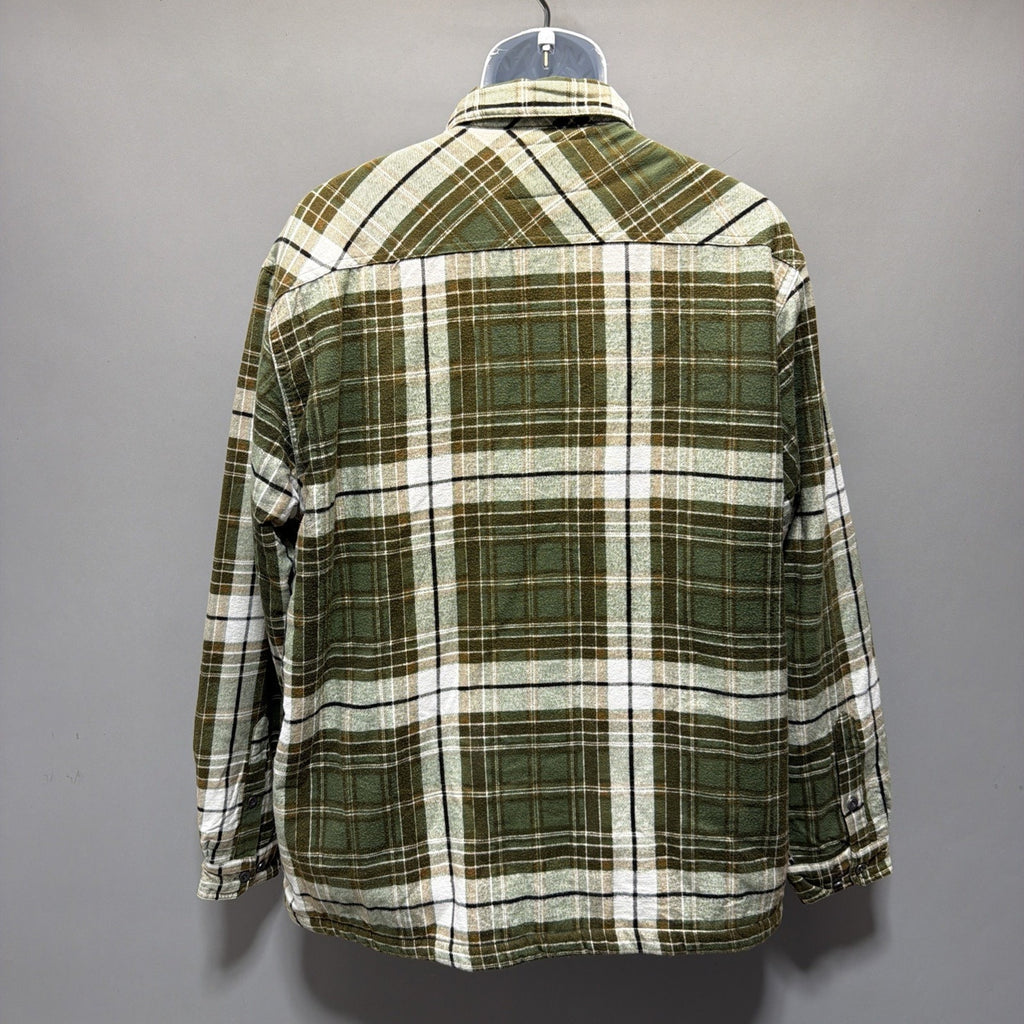 Regatta Outdoors Rugged Point Sherpa Lined Mens LS Button Up Shacket XL NWT