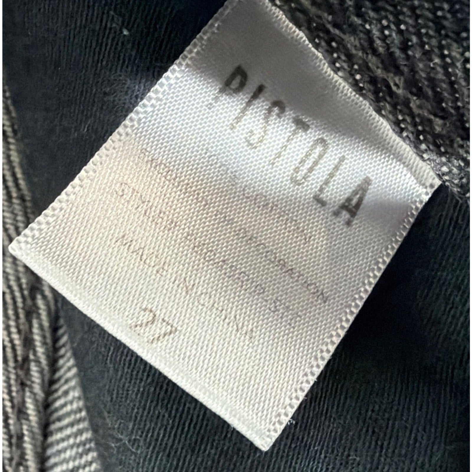 Pistola Distressed Destroyed High Rise Button Fly Mom Jeans in Gray 27