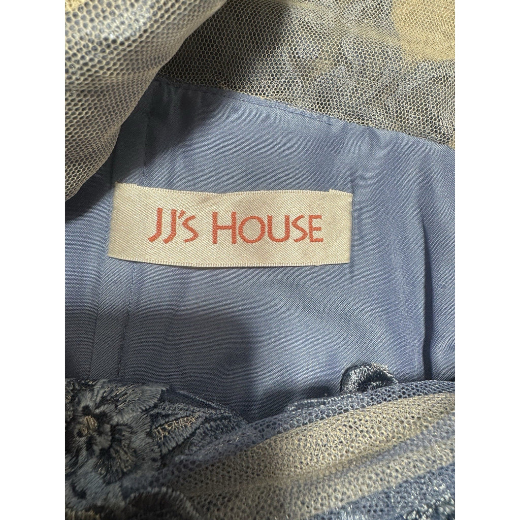JJ’s House Dusty Blue Lace Applique Chiffon Mother of the Bride Dress Womens 22