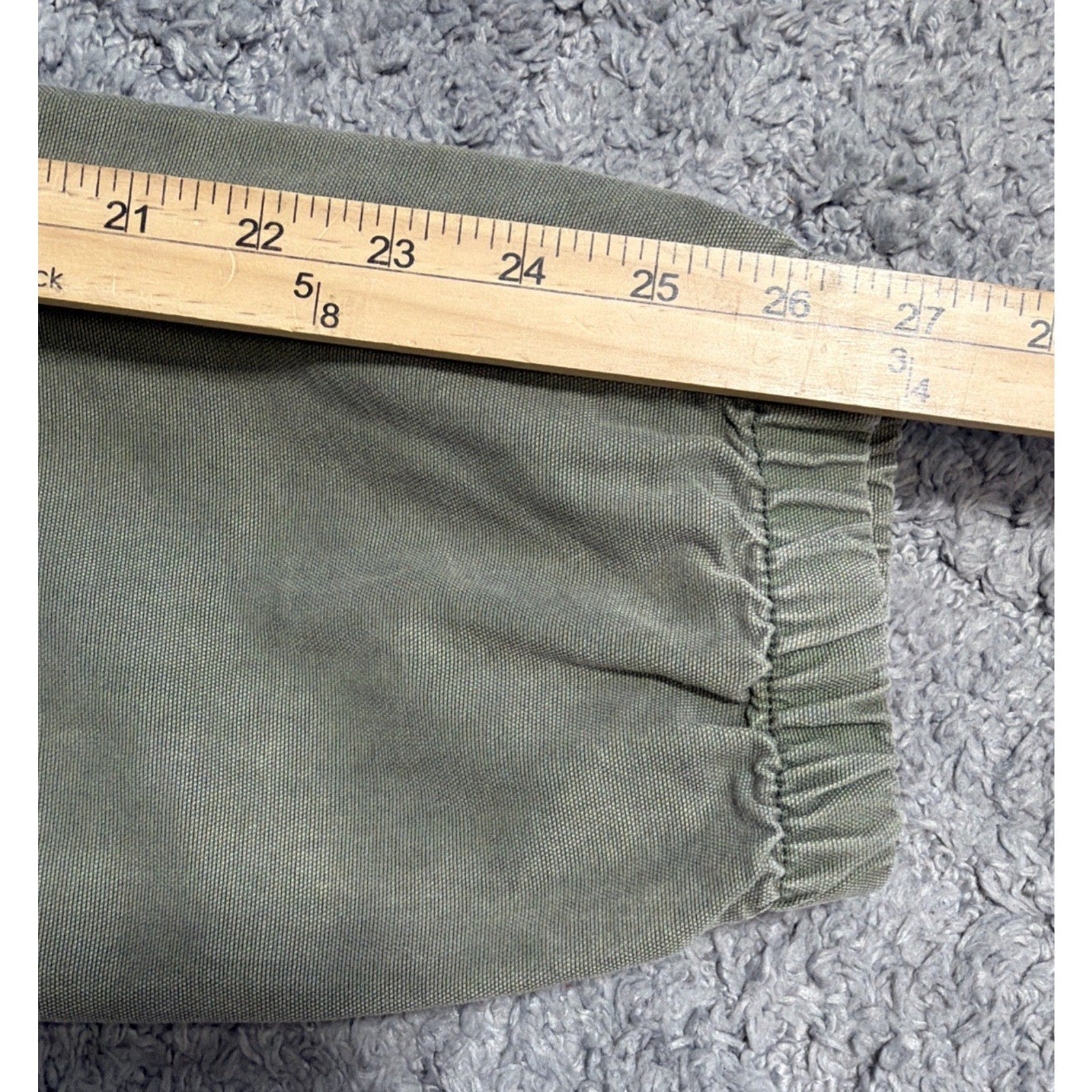 American Eagle Stretch Double Pocket Utility Jogger Green High Rise Casual Sz S