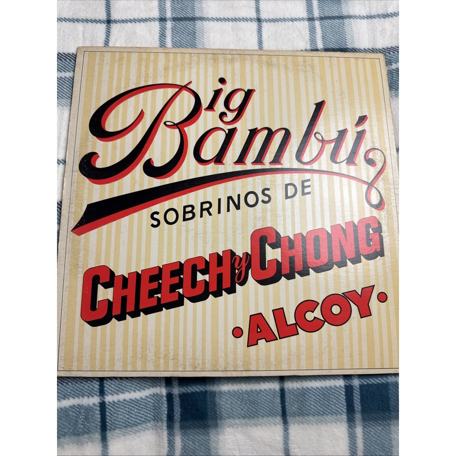 Vintage Vinyl LP Cheech & Chong Big Bambu 1972 Missing Rolling Paper Original