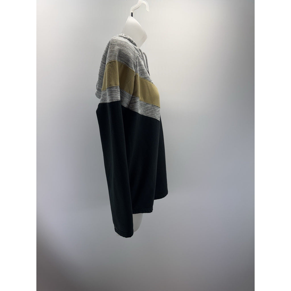 NFL New Orleans Saints Pullover Hoodie Gray Black Women’s M