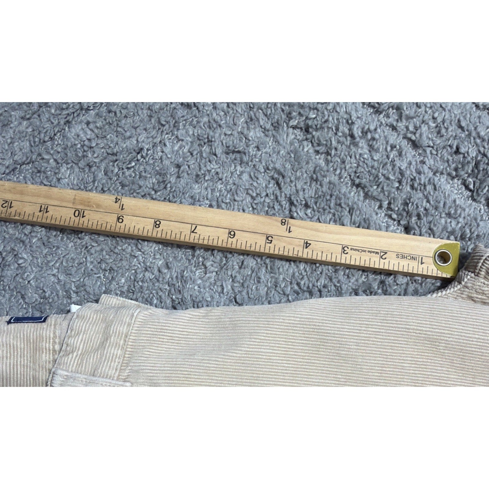 Vineyard Vines Shep & Ian khaki Corduroy Stretch Casual Pants Woman’s 16 28x28.5
