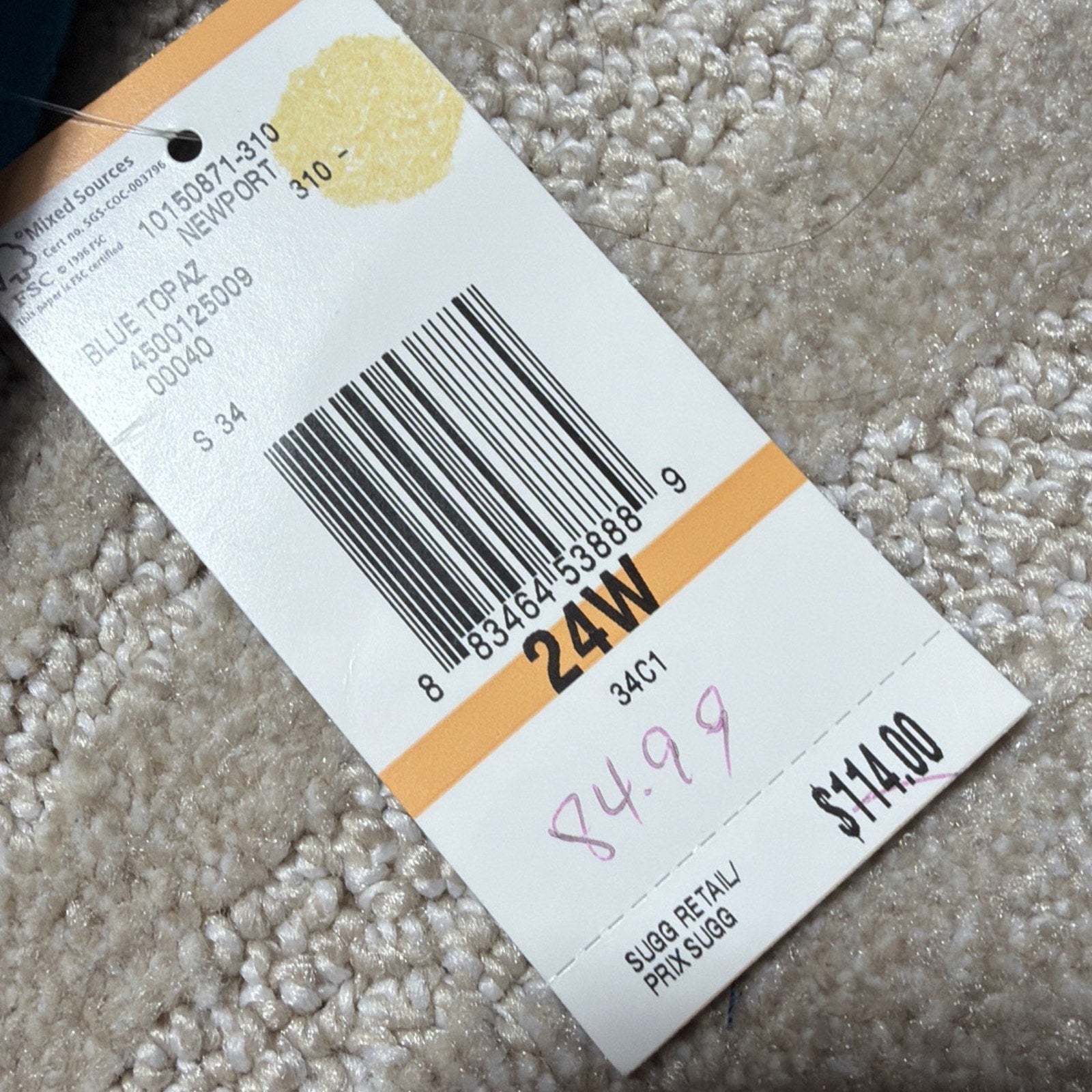 Evan-Picone Woman's Suit Jacket Bright Blue Plus Size 24W NWT
