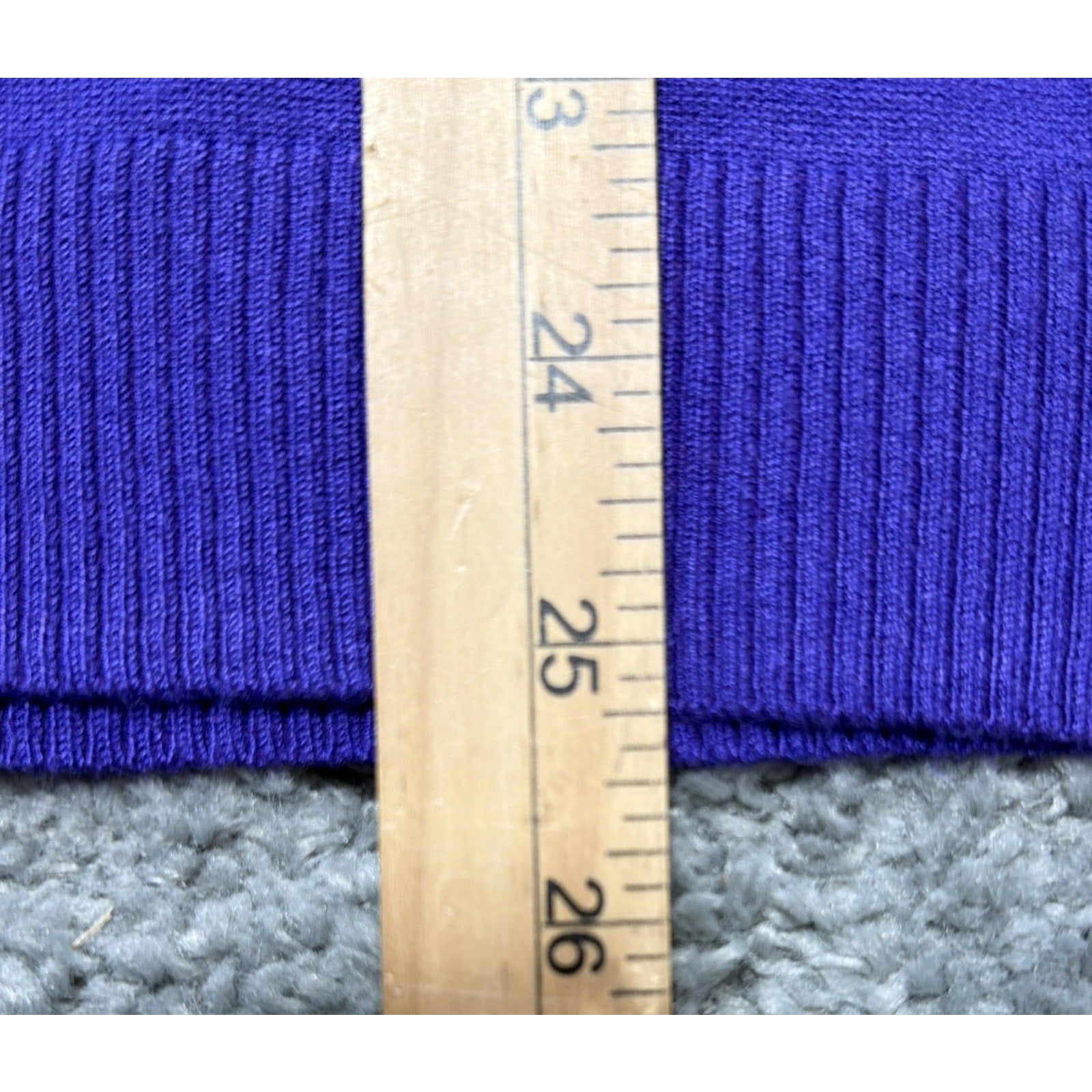 Vintage Rochelle California Purple Mock Neck Long Sleeve sweater size Small New