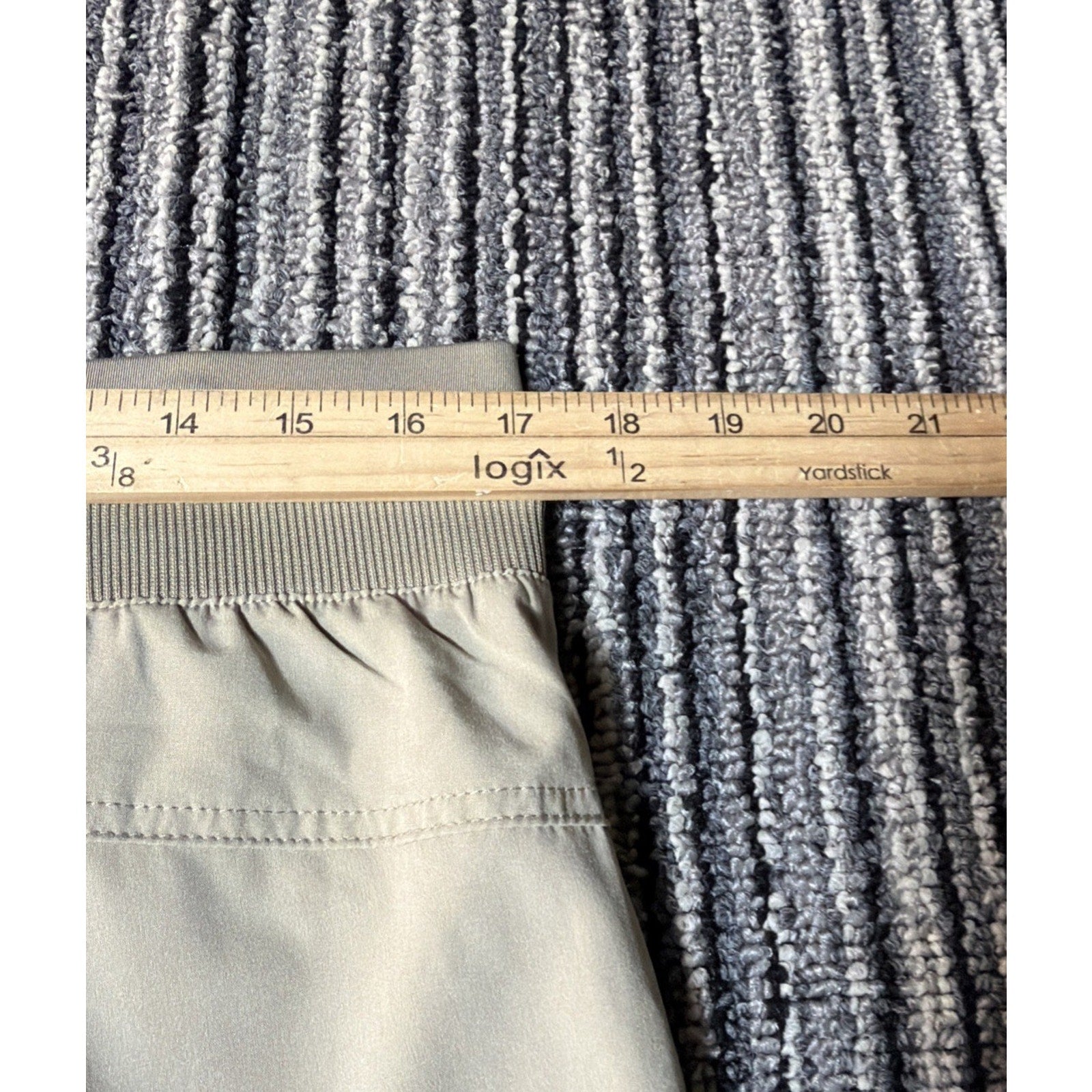 Kyodan women’s L Pants Pull On crop jogger Pockets Drawing Women's beige/tan NWT