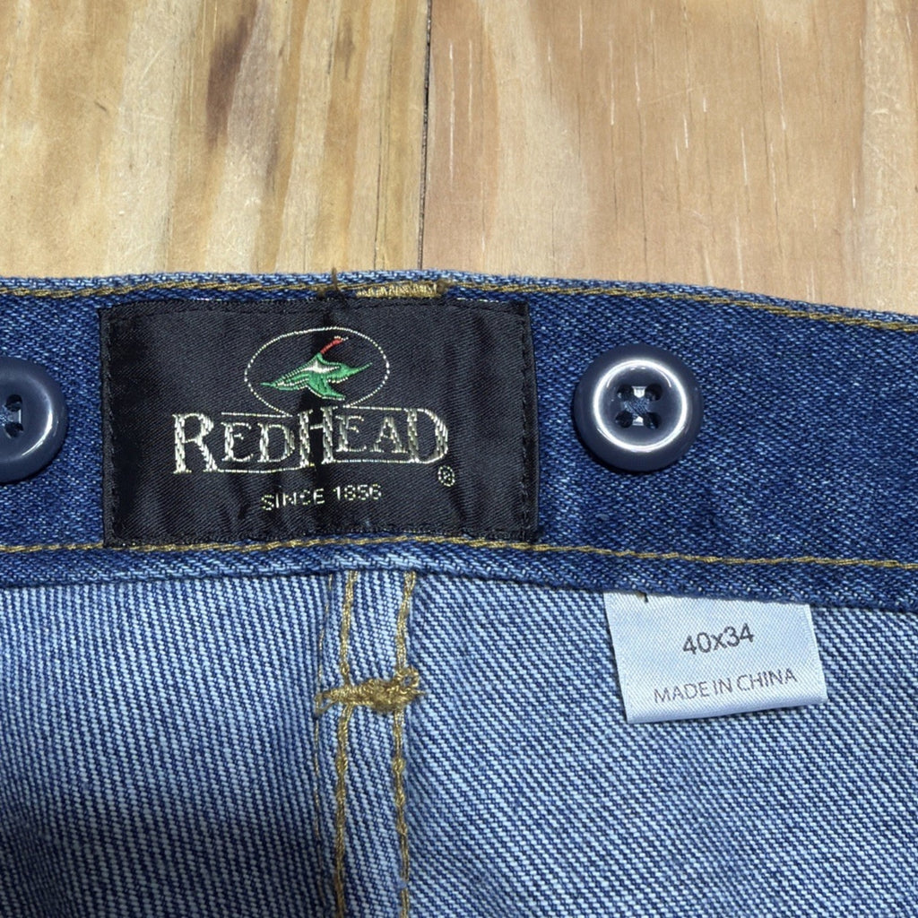 RedHead Bass Pro Brush / Field Denim Jeans, Size 40x34