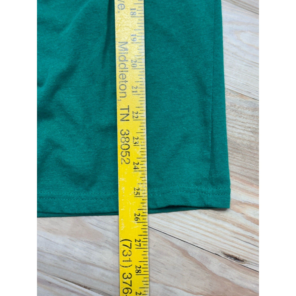 Peanuts Charlie Brown Adults Medium Green Shirt Merry Christmas Holiday Shirt