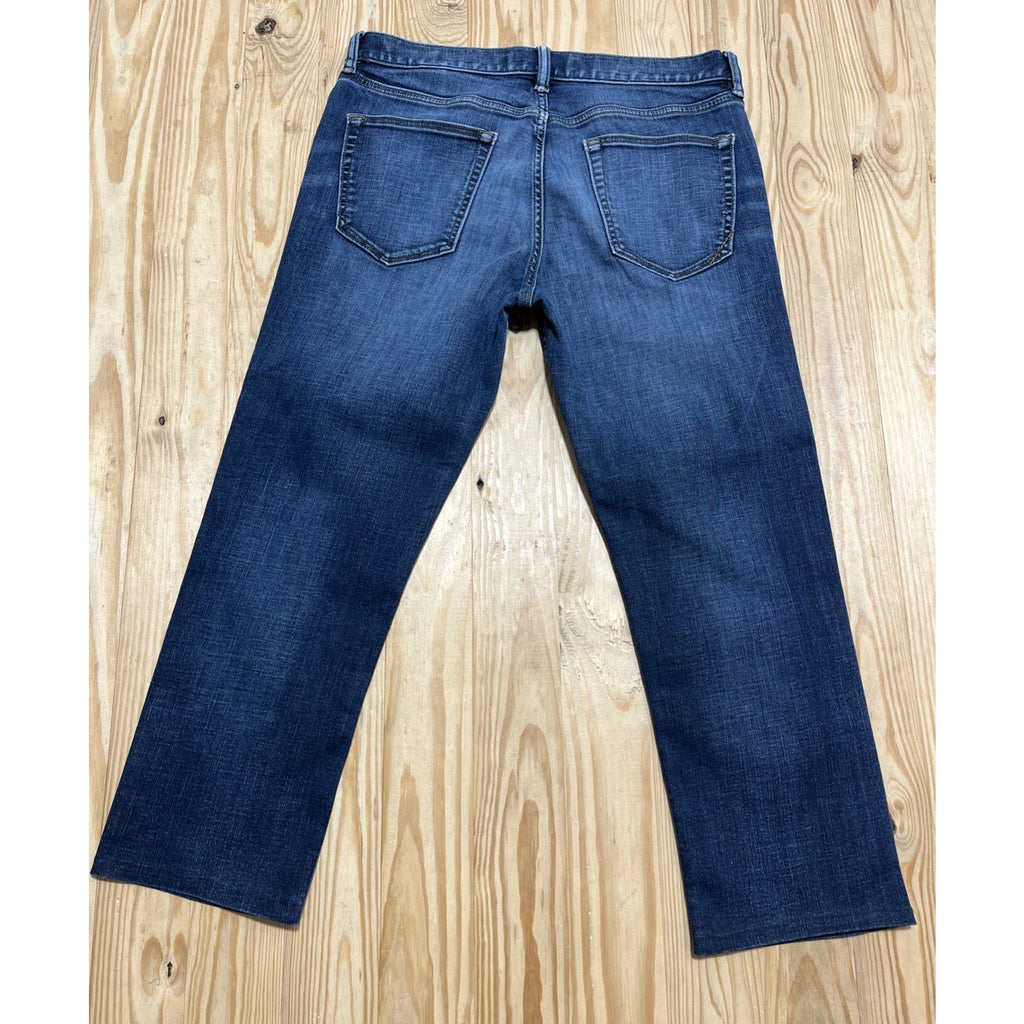 Banana Republic Slim Fit Jeans Men's 32x25 Hem Classic Blue Jeans Stretch
