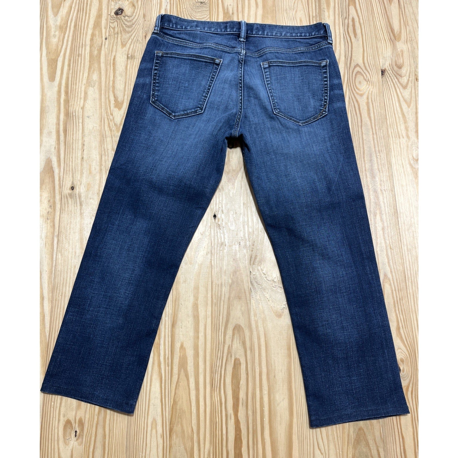 Banana Republic Slim Fit Jeans Men's 32x25 Hem Classic Blue Jeans Stretch