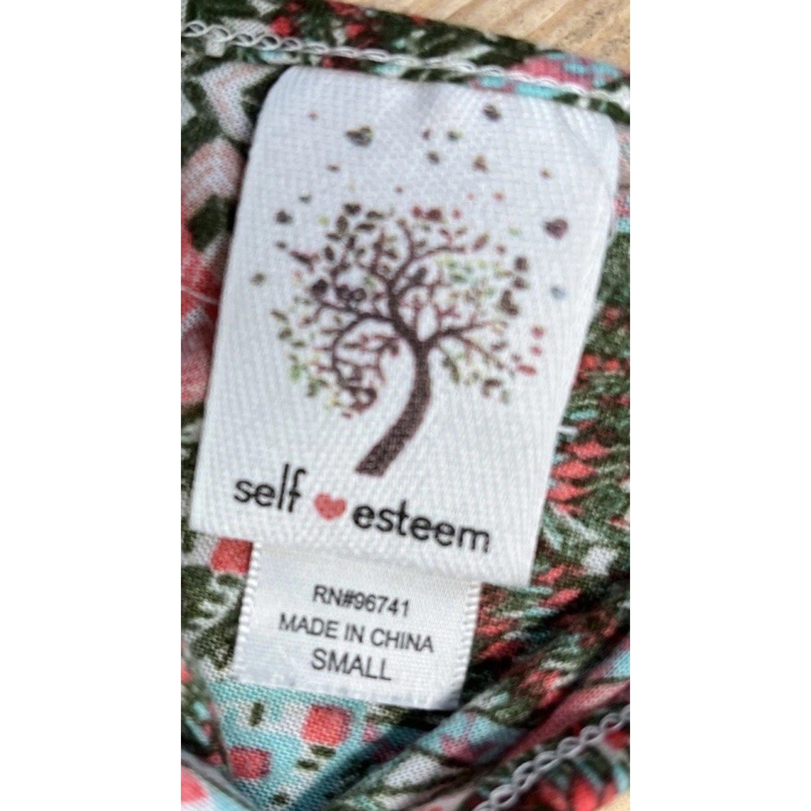 Self Esteem Aztec Boho Print Tank Top Multicolor Size Small