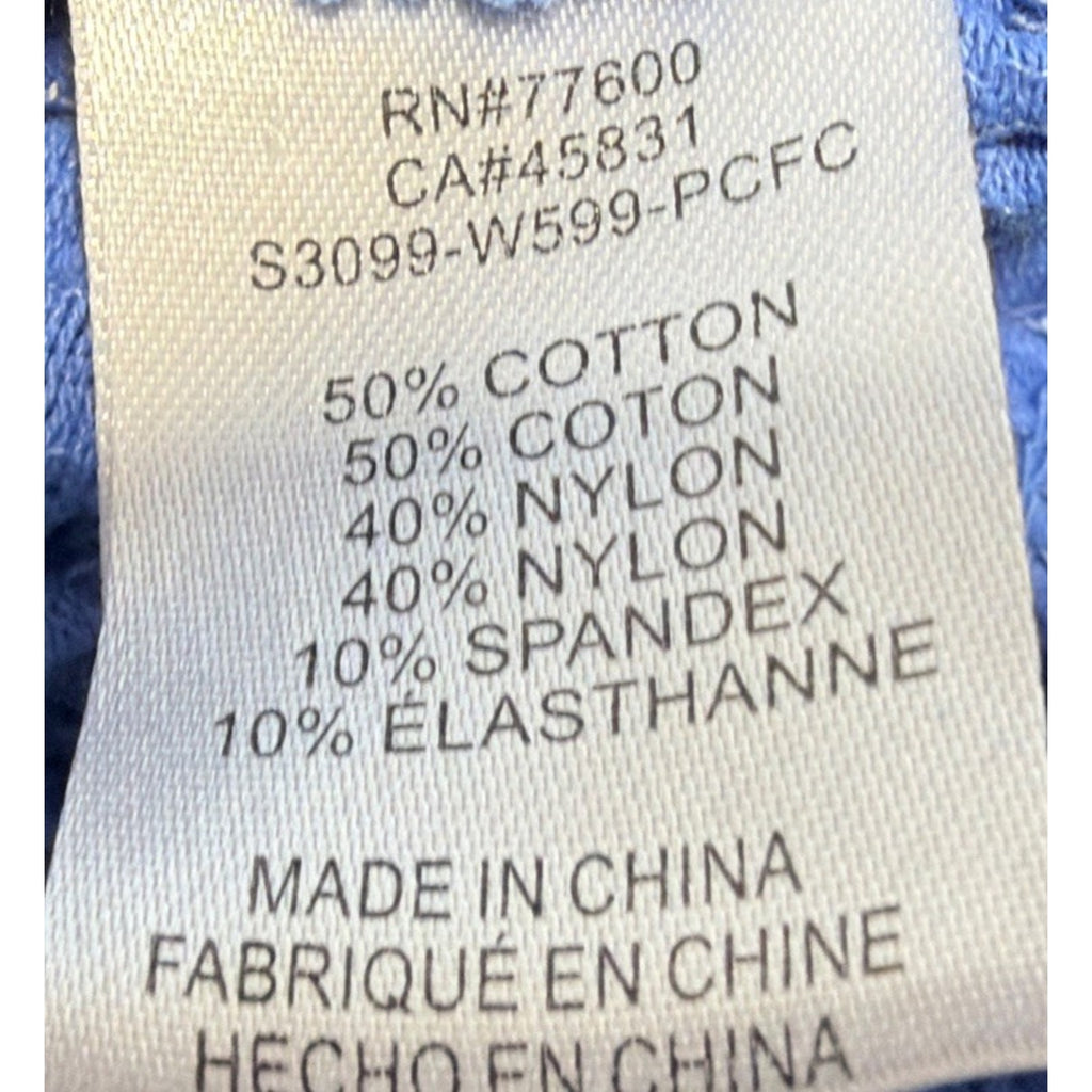 Saltwater Luxe LA Blue Crinkle Pacific Lewis Crop Top New 98$ Msrp Size Medium