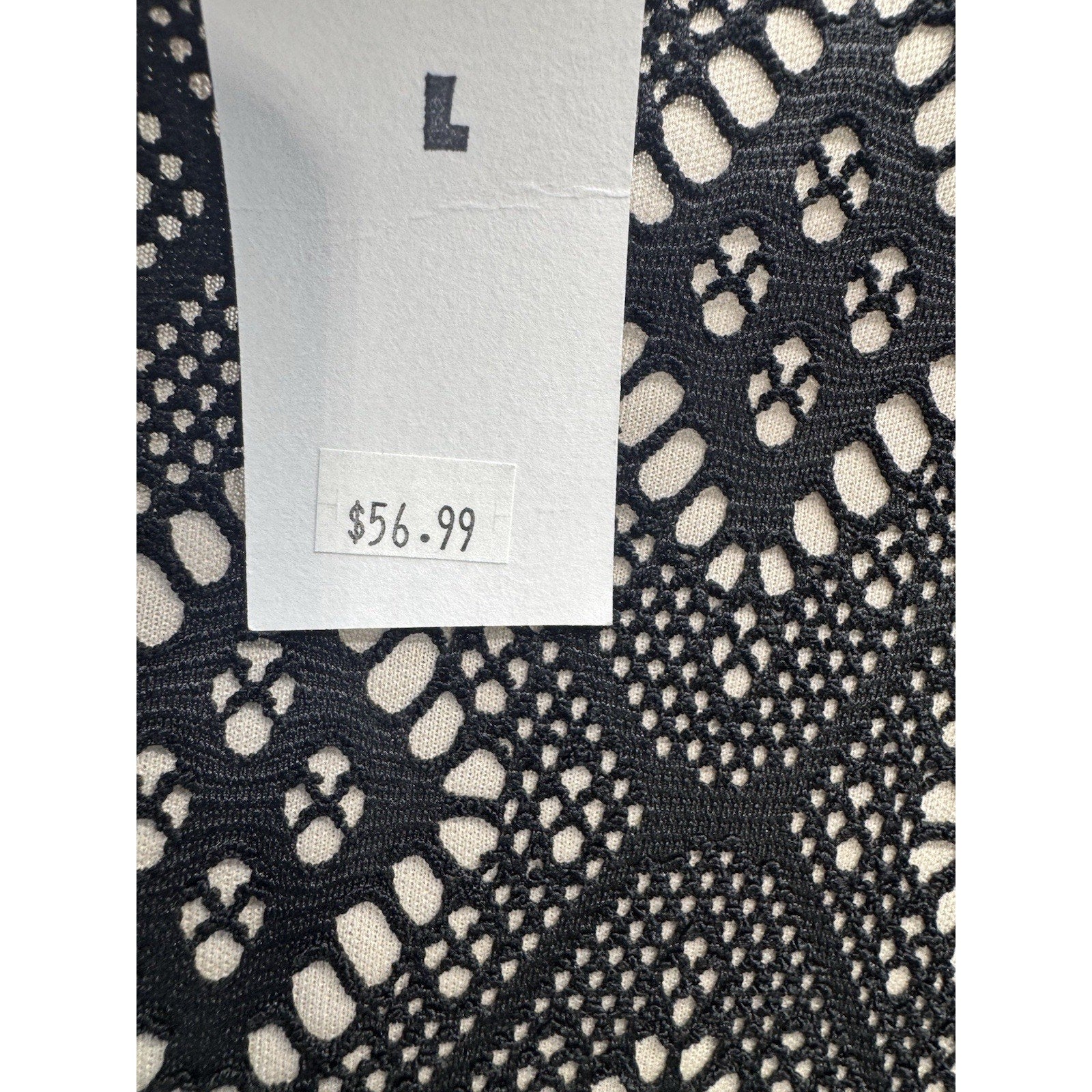 Renee C Womens Gray Print 3/4 Sleeve Long Shirt Dress Size L Poly Blend USA NWT