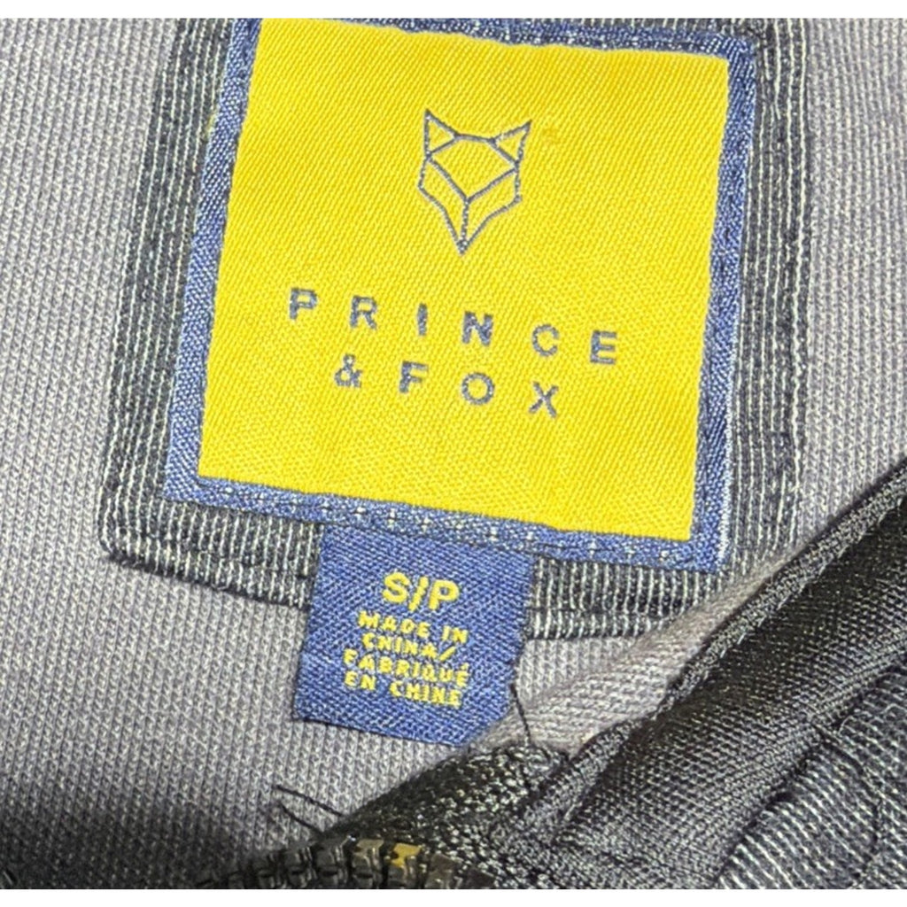 Prince and Fox Women's 1/4 Zip Pullover Sweater Sweatshirt Navy Blue Sz Small