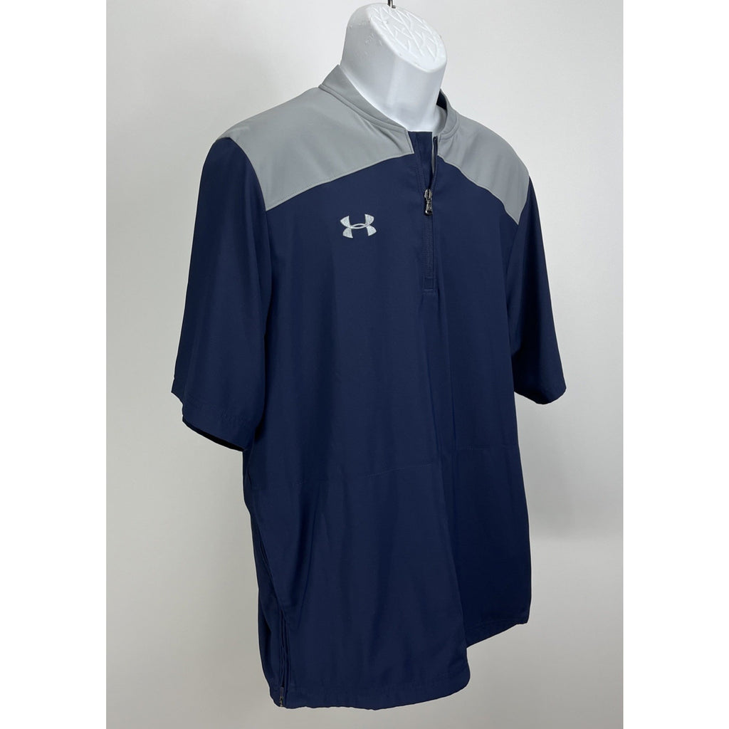 Under Armour Triump Cage Midnight Navy Storm Wind Shirt Men’s M