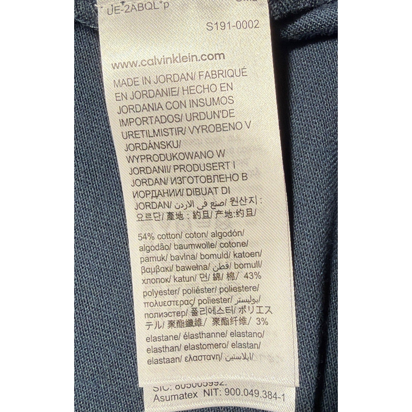 Calvin Klein 1/4 Zip Tech Polo Mens XL Blue Solid Polo Shirt Short Sleeve Logo