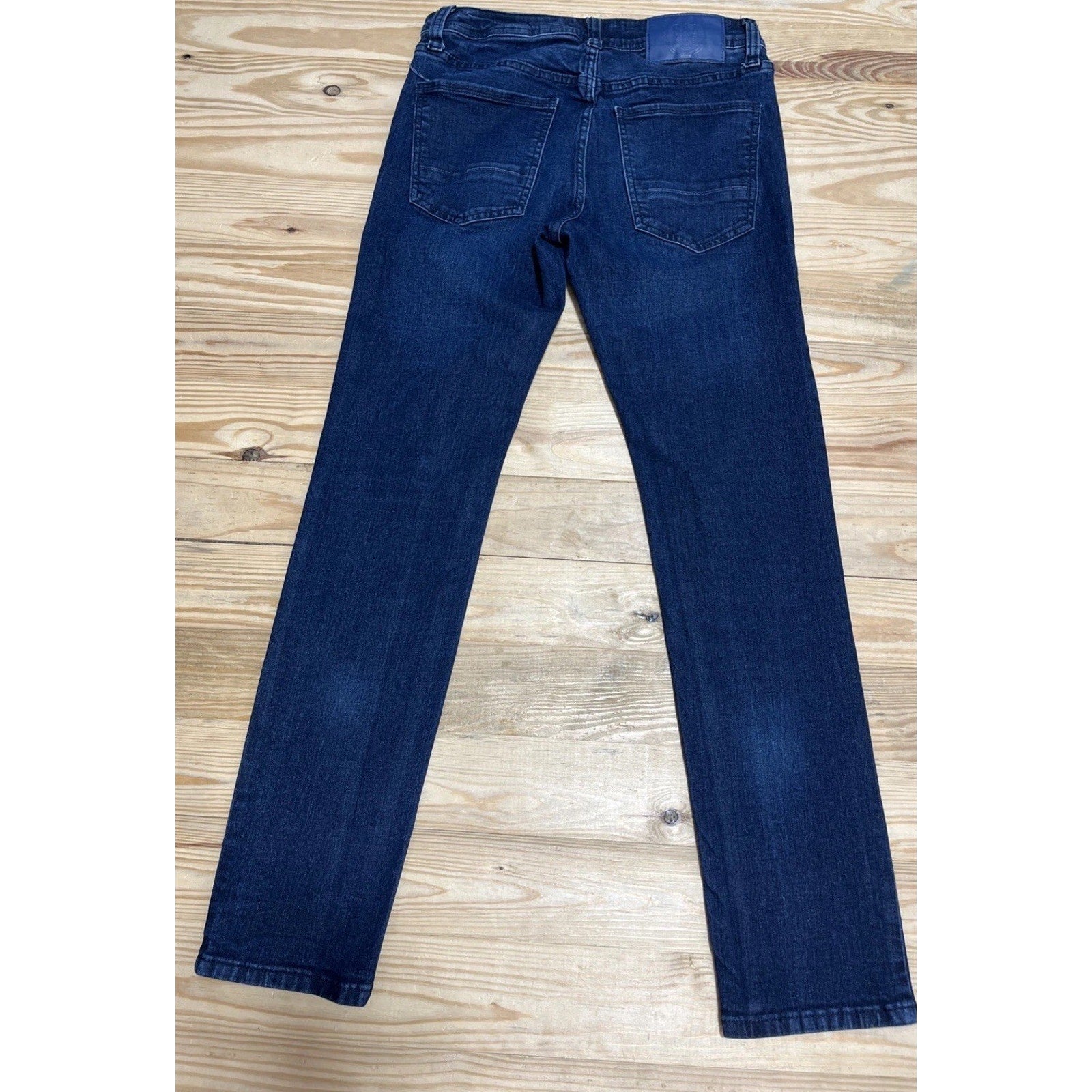 Smoke & Ash Men's Skinny Distressed Blue Jeans Size 29x30 stretch