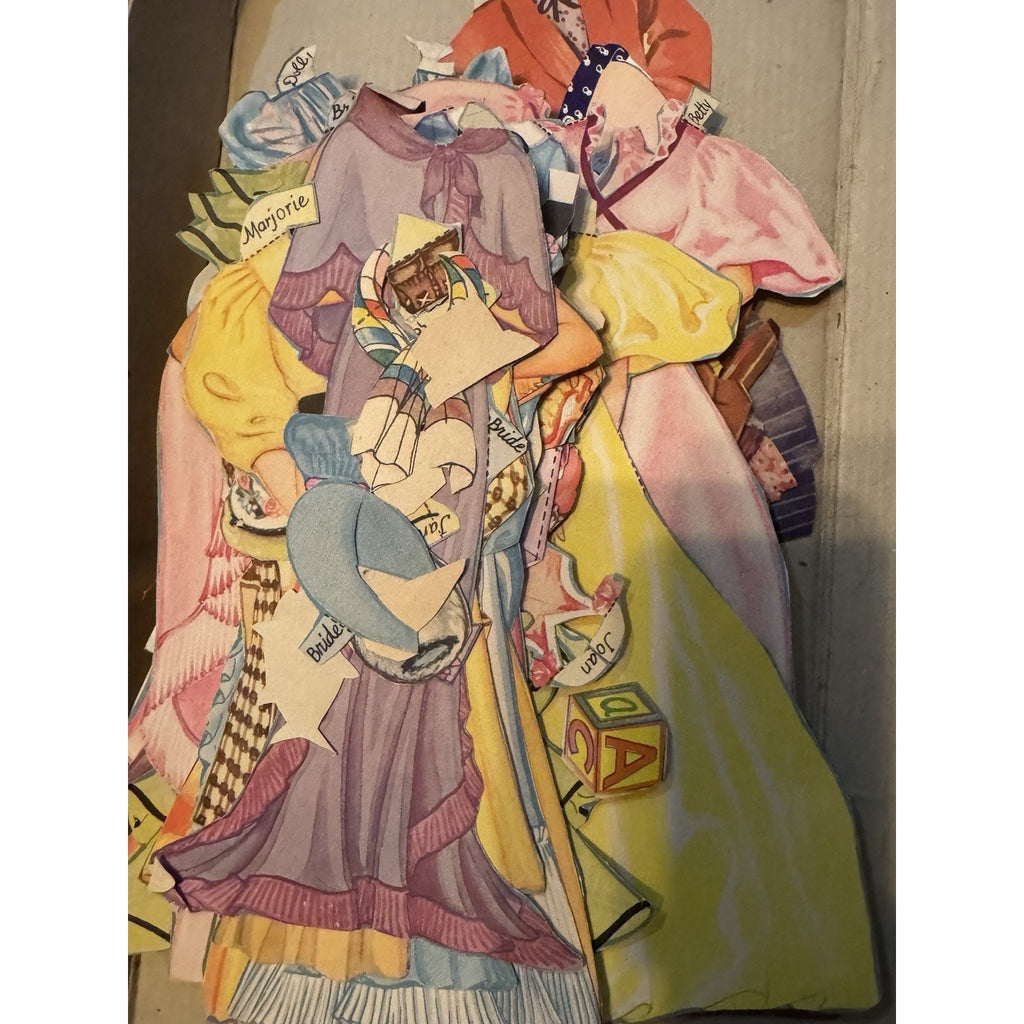 Huge Vintage Paper Dolls Lot 1930s 40s 50s Dolls Clothes Outfits Ephemera 100+