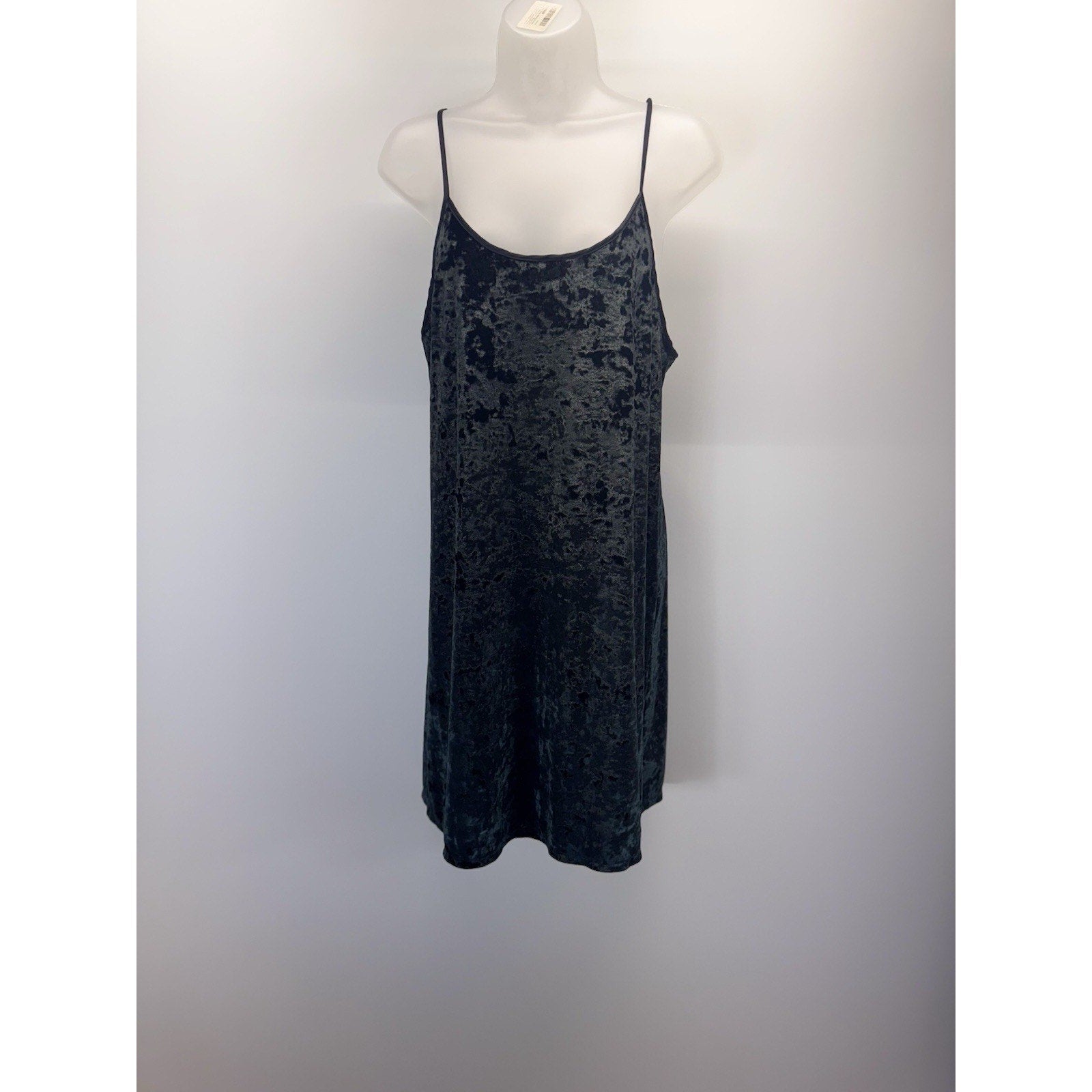 Victoria's Secret M/L Green Stretch Crushed Velvet Nightgown Slip Dress Lounge