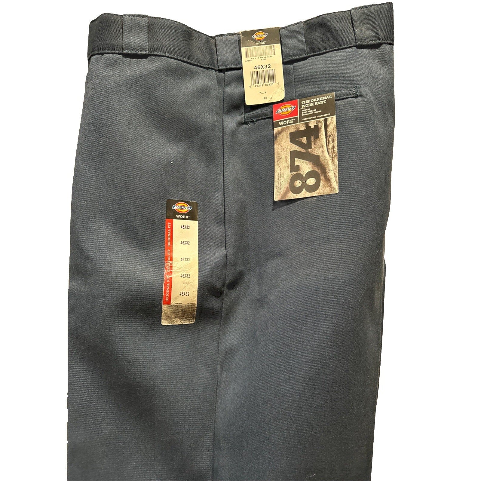 Dickies New 874 Plain Front 46 X 32 NWT Twill Pants