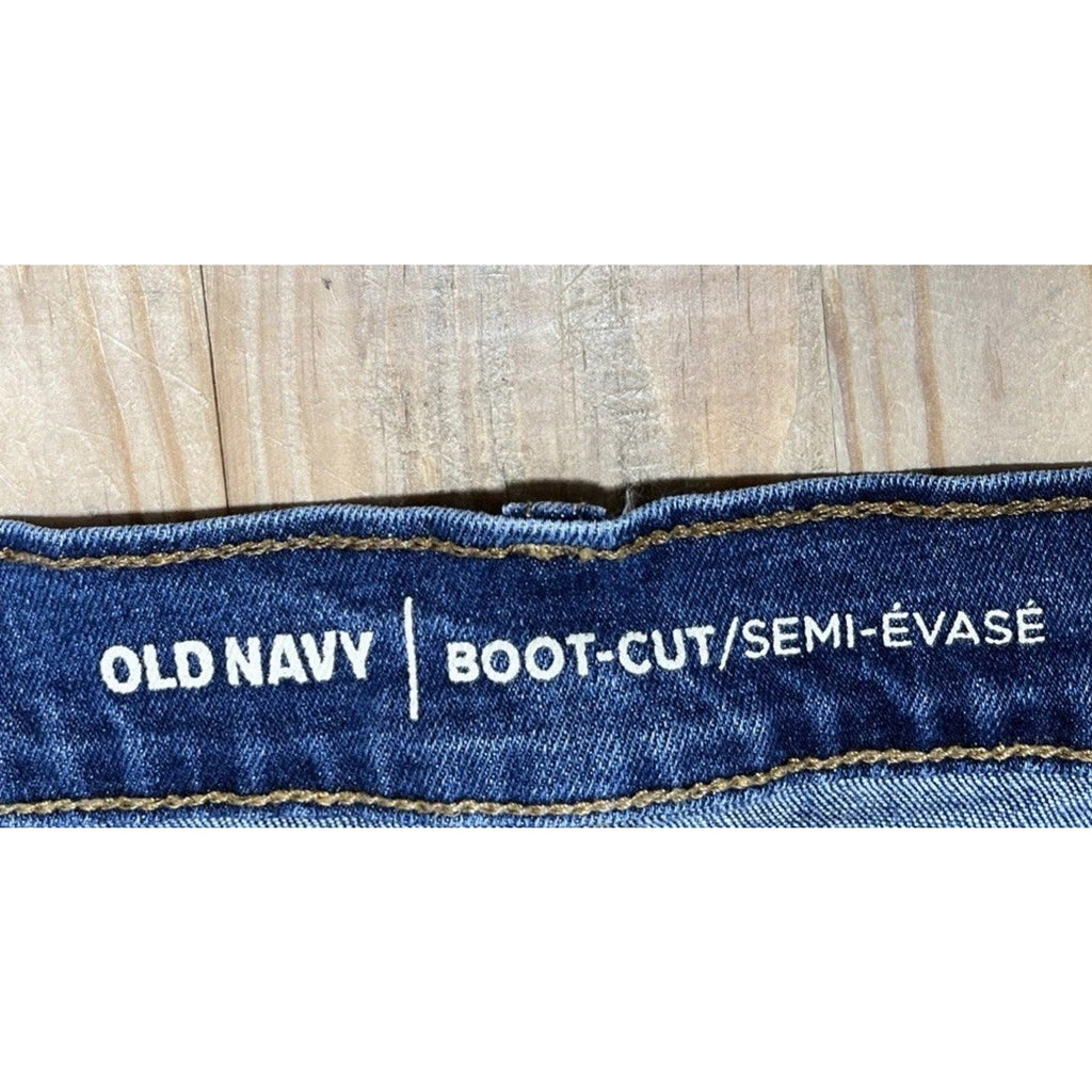 Old Navy Bootcut Jeans Mens Size 40x32 Blue Denim Dark Wash