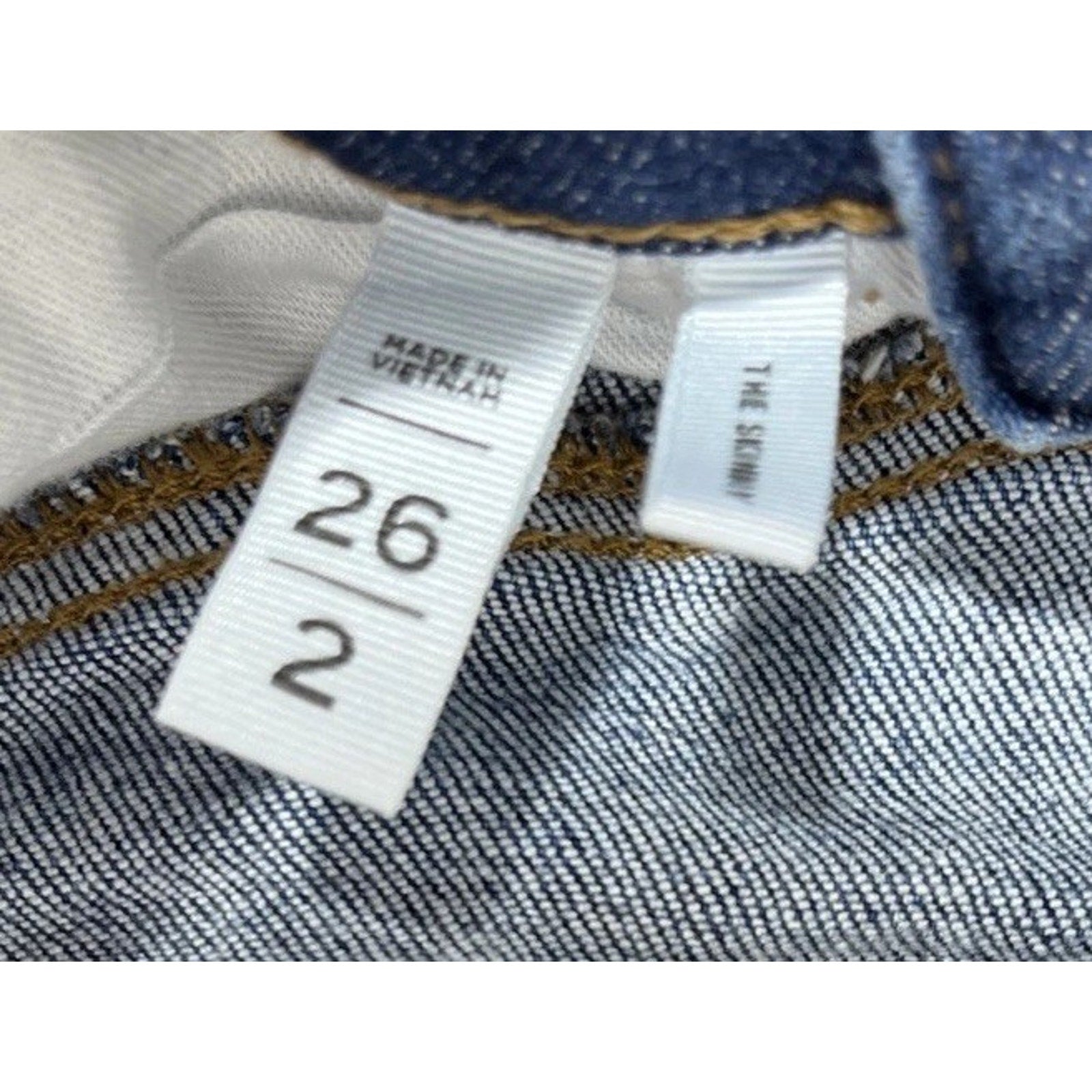Loft Curvy Ankle Slit Fresh Cut High Rise The Skinny Jeans Size 2/26