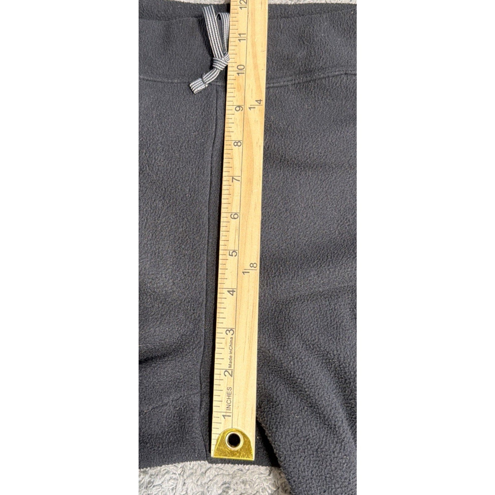 The North Face Womens Black Fleece Pants Bootcut Drawstring Outdoor M/L