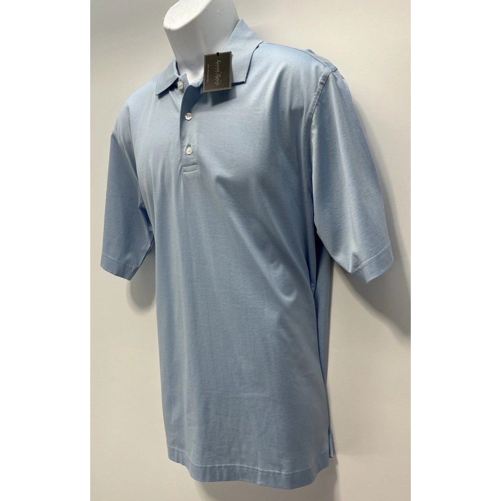 Kenneth Roberts Polo Shirt Mens Mercerized Cotton M Knit Short Sleeve NWOT