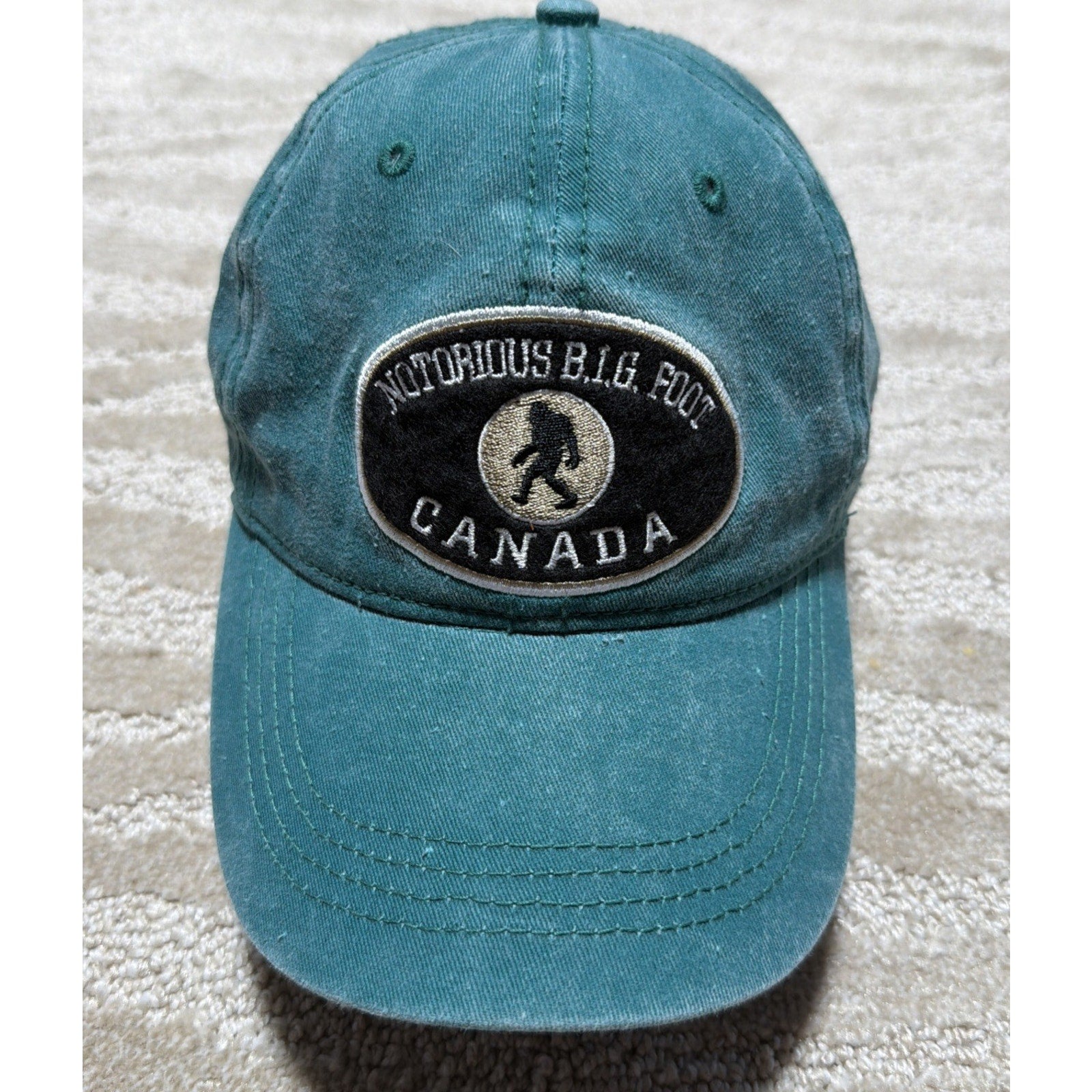 Notorious B.I.G Foot Canada Baseball Cap twill dad hat -Got sasquatch ? hat