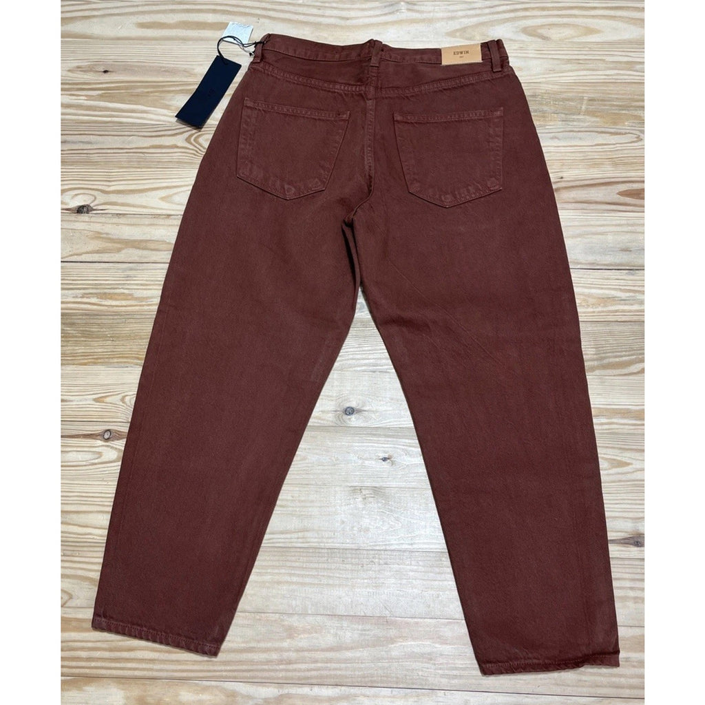 NWT EDWIN Women’s Jeans Anthropologie Anderson Ankle Spice Brown - Size 25