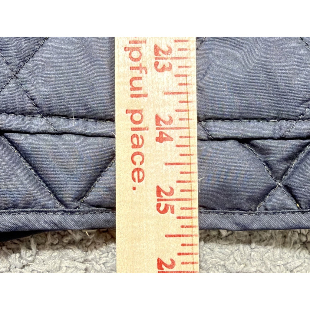 Eddie Bauer Navy Blue EB550 Goose Down Quilted Jacket Women’s XL