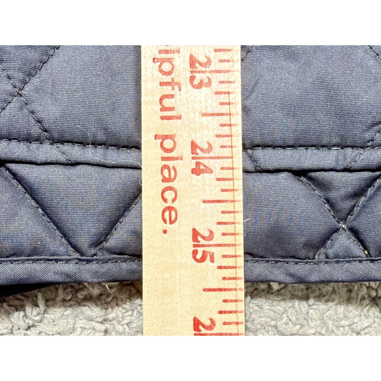 Eddie Bauer Navy Blue EB550 Goose Down Quilted Jacket Women’s XL