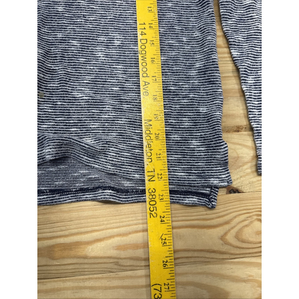 GAP Sport Gray And Black Striped Sweatshirt Women’s Size Large