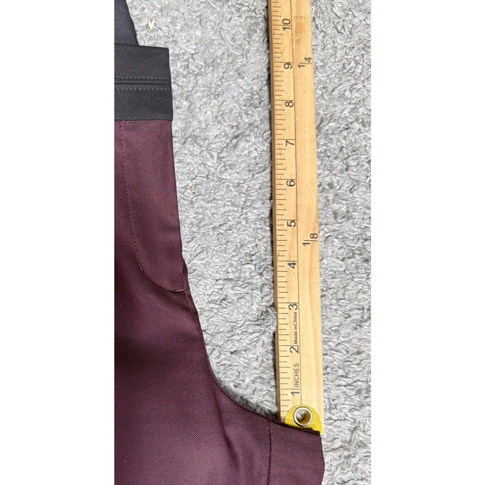 Express Pants Womens Size 10R Columnist Boot Stretch Mid Rise Wine Red
