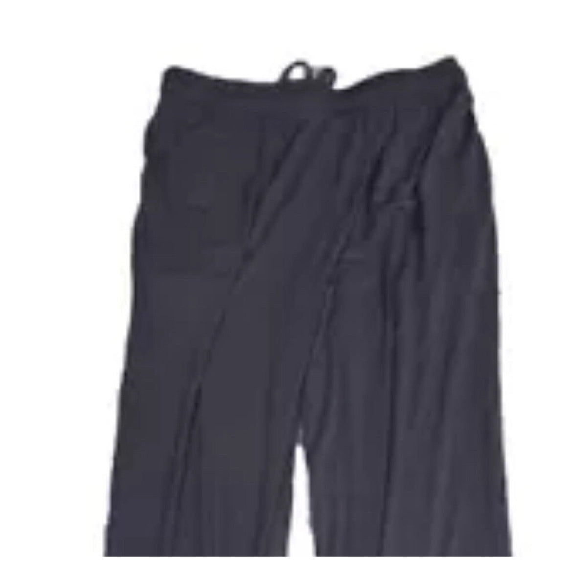 Urban Coco Size Large Wide Leg Black Smocked Elastic Waist Lounge Yoga Pants