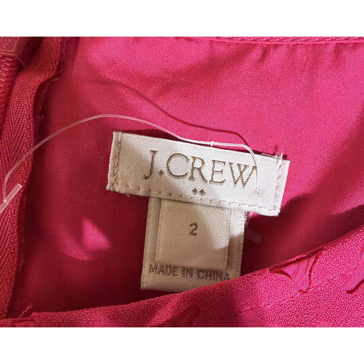 J.Crew Women’s Size 2 Pink Laser Cut Eyelet Fit & Flare Lined Cocktail Dress