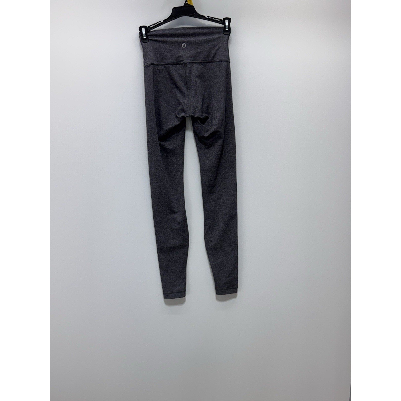 Lululemon Wunder Under High Rise Dark Gray Elastic Waist Pull On Leggings Size 4