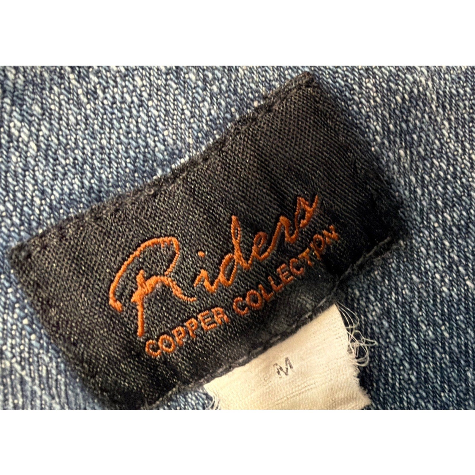 Riders Copper Collection Denim Jacket Women M Trucker Cropped Boyfriend