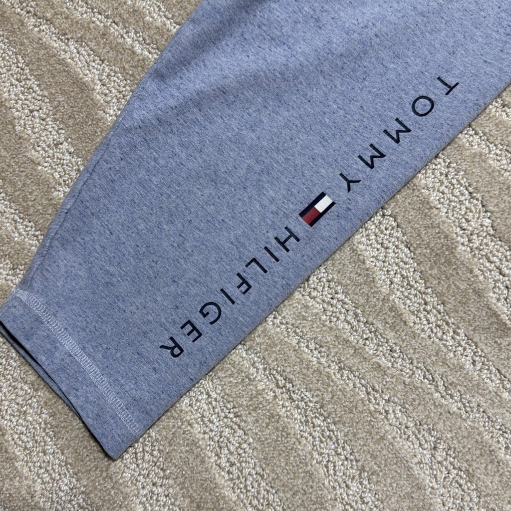 Tommy Hilfiger Sport Jogger Pants Womens XL Blue Logo Sweatpants Athletic