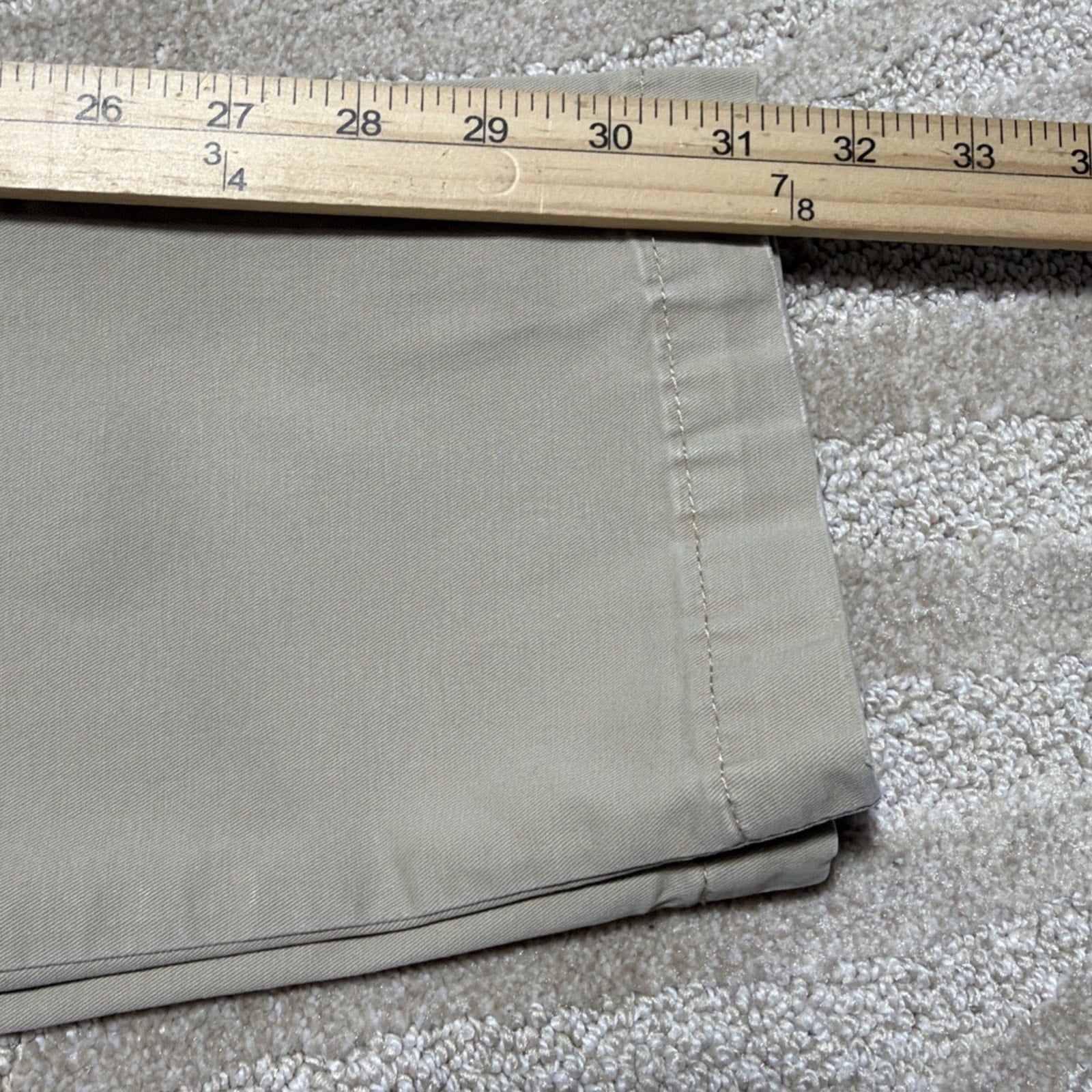 American Eagle Flex Original Straight Chino Pants Mens 28x30 Khaki Stretch