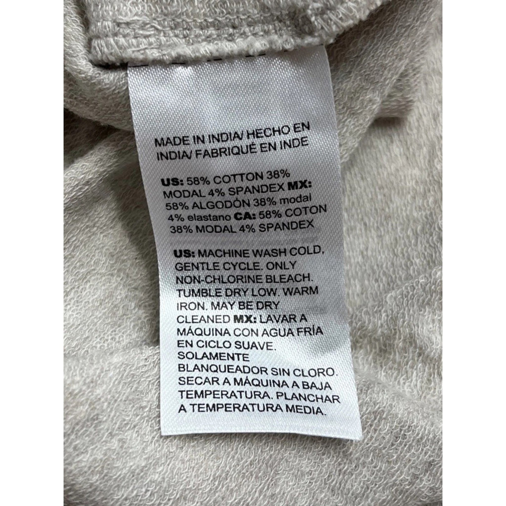 Chicos Zenergy Grey Long Sleeve Tunic Sweater V-Neck Relaxed Flowy Womens 0 S