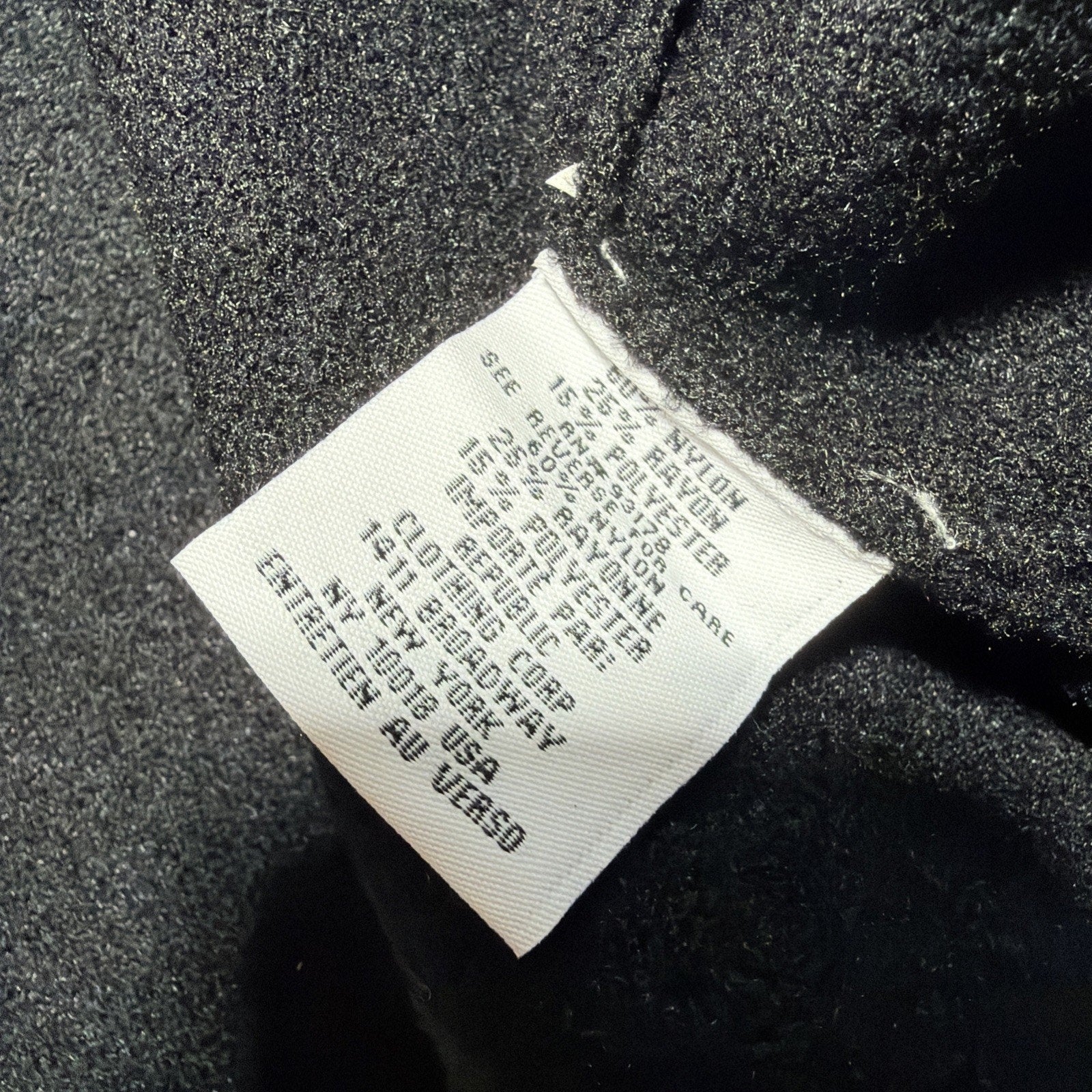 New Magaschoni Black Double Breasted Coat Super Soft Sz L NWT Msrp 88$