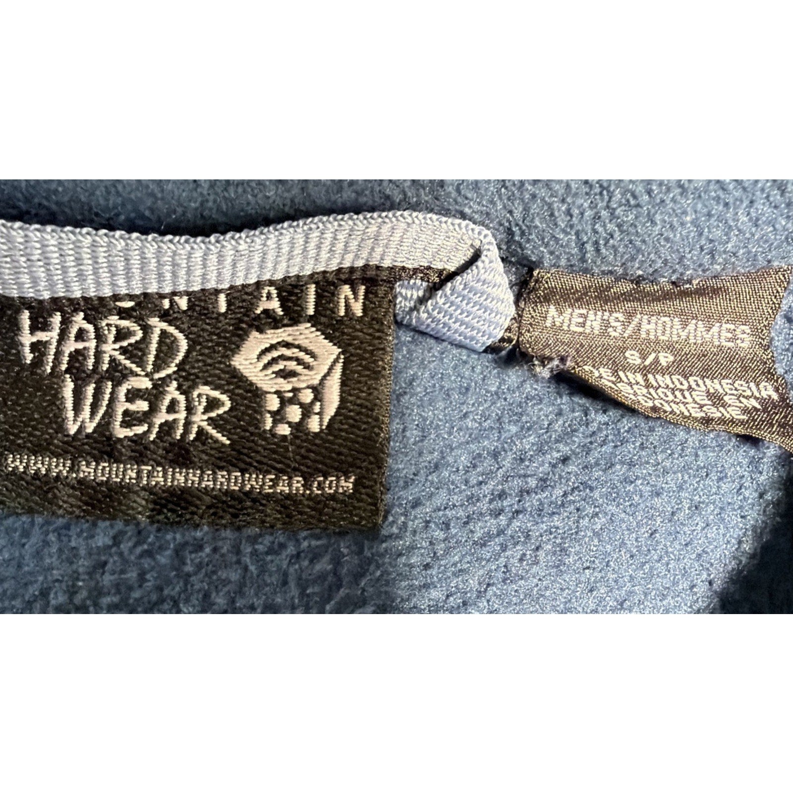 Mountain Hardwear Polartec Fleece Pullover 1/4 Zip Blue Mens Small