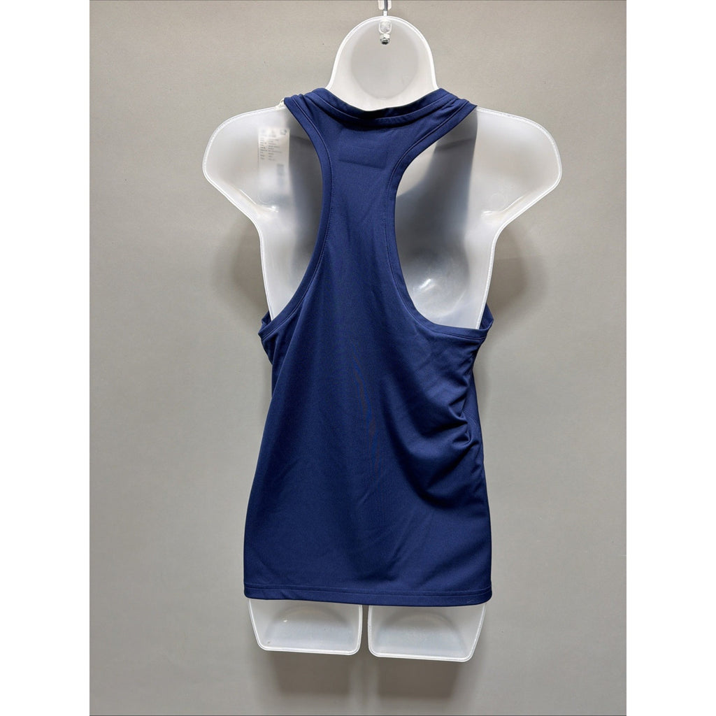 New Adidas Utility Singlet Womens Blue Running Racerback Tank Top Gym Athletic