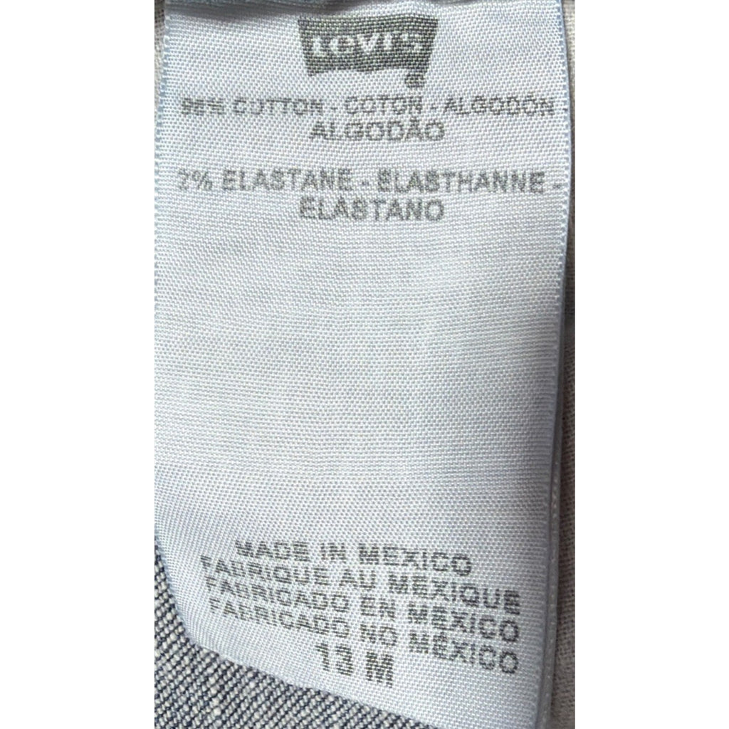 Levis 524 Jeans Y2K Womens 13 M Skinny Low Rise Stretch Denim Too Superlow 33x31