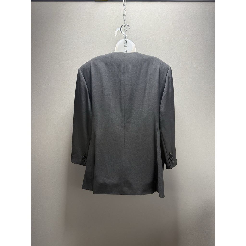 John Meyer of Norwich 24W Black Beaded Evening Jacket Plus Size Formal Party