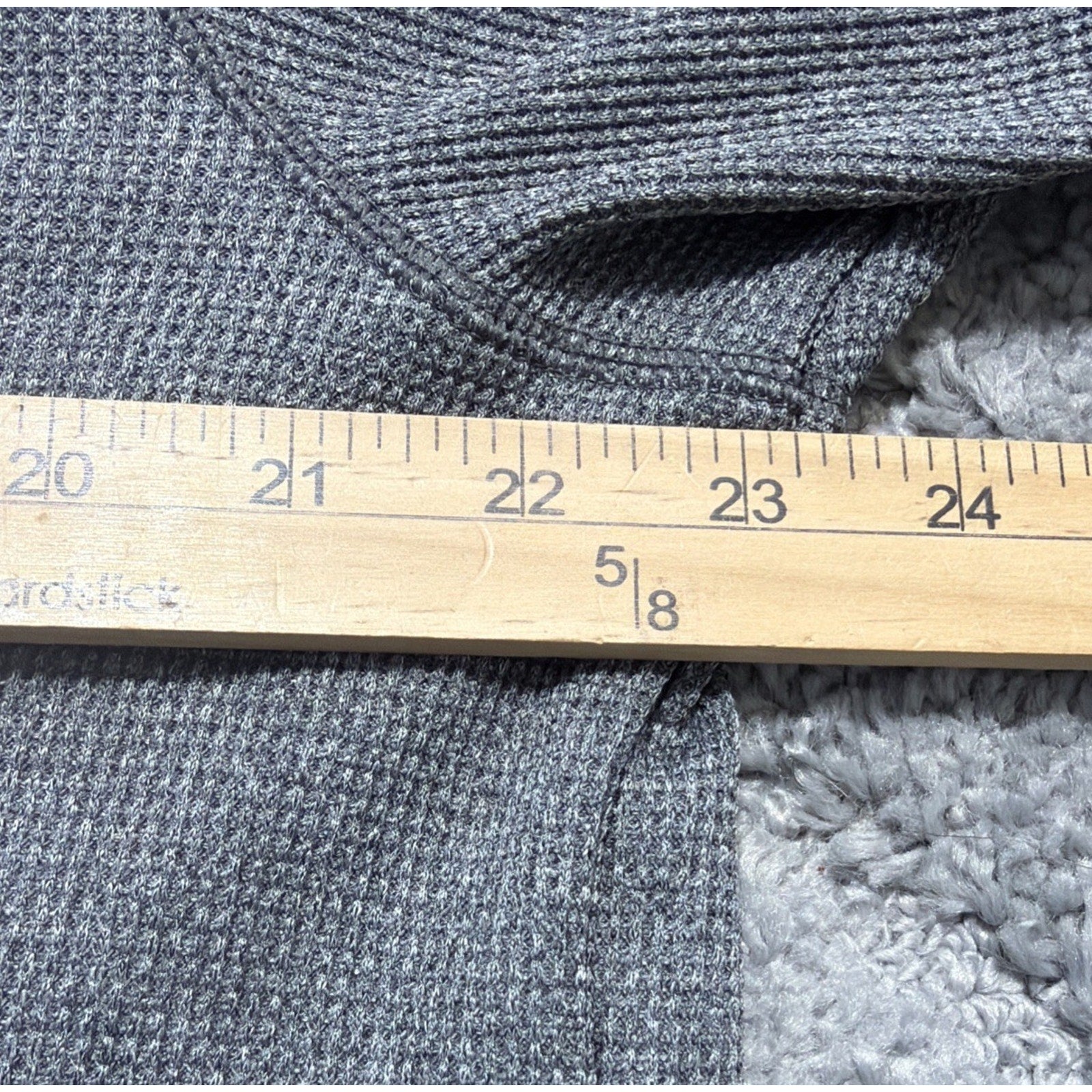 Under Armour Thermal Hoodie Mens Large Gray Loose Sweater Activewear