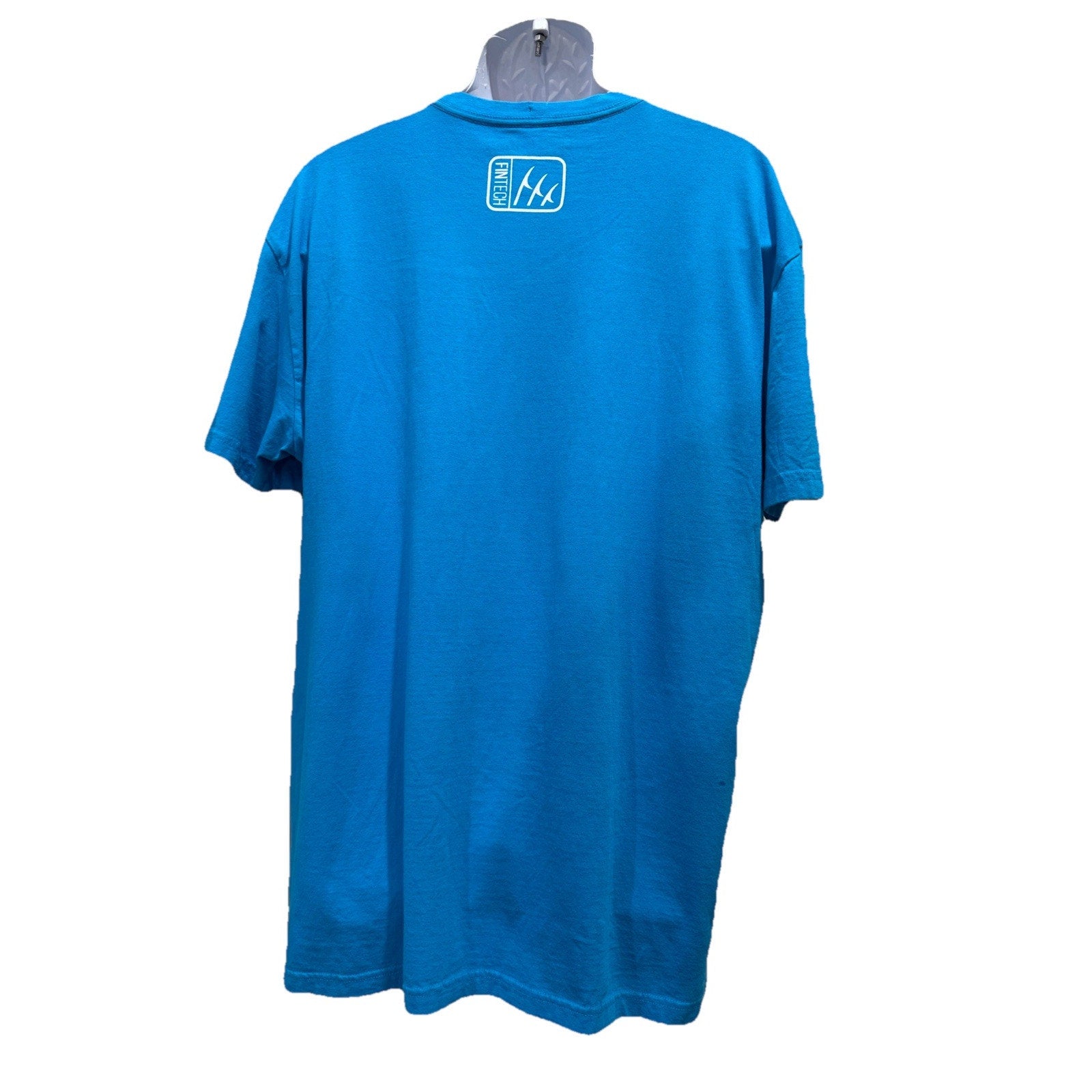 Men's Fintech Performance Fishing T-Shirt Ocean Blue X-Large NWOT