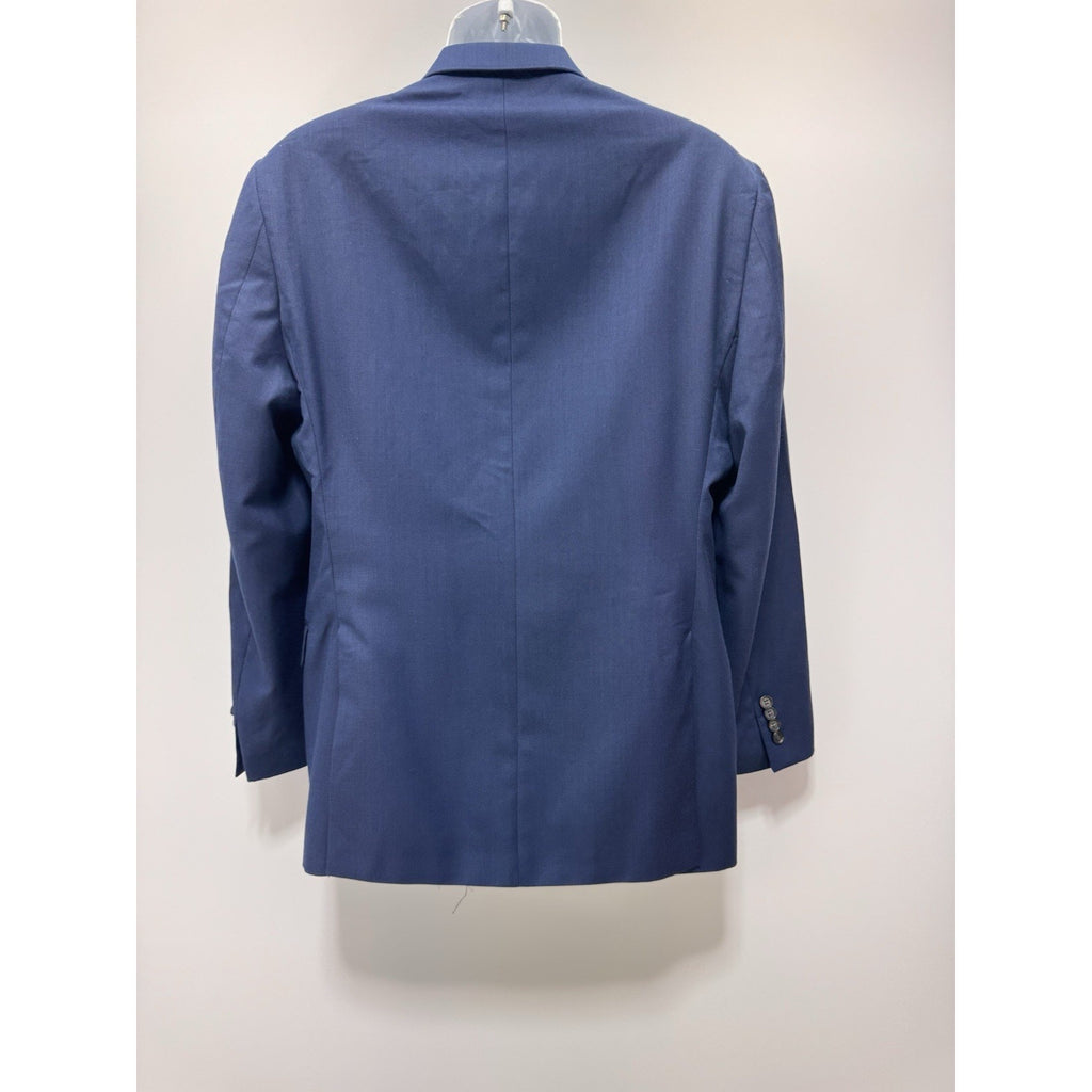 Ralph Lauren Blazer Jacket Navy Blue Men’s 42L The Iconic Wool Blend Suit Coat
